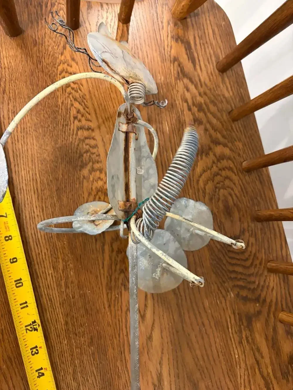 Unbranded Metal Cat Garden Stake with Spring Neck